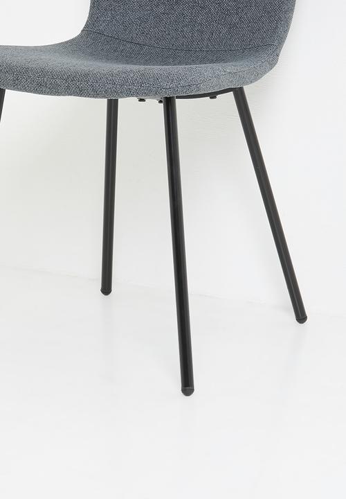 Sixth Floor - Sienna woven dining chair set of 2 - slate