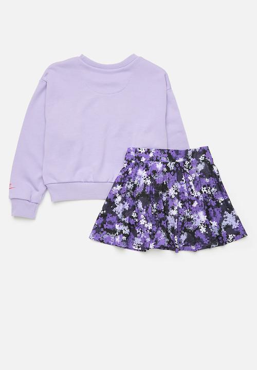 Nike - Nkg fresh cut skort set - black & purple