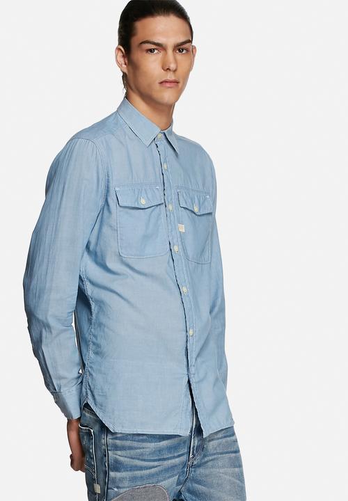 G-STAR - Landoh  army slim shirt