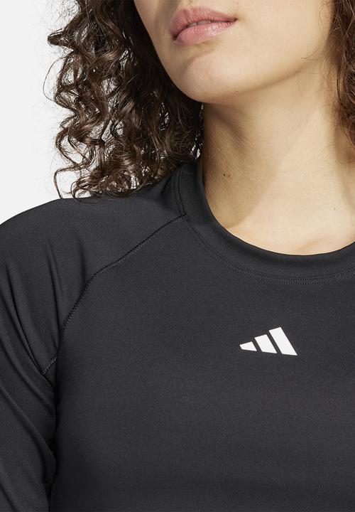adidas Performance - Hyglm Cro Long sleeve - Black/White