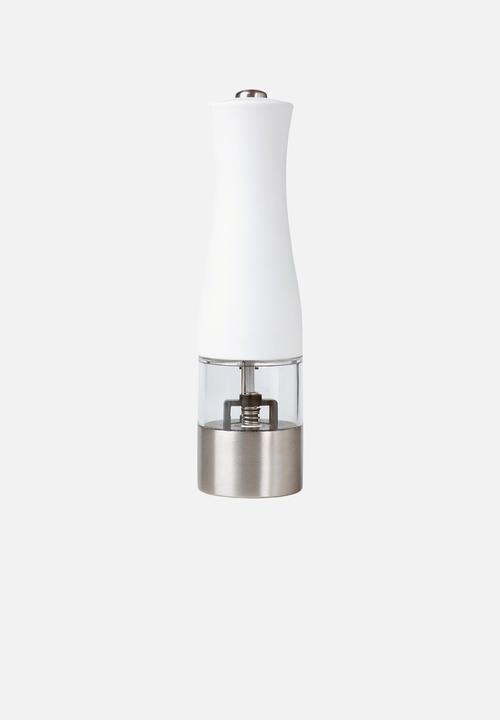 Maxwell & Williams - Cosmopolitan Eelectric Salt/Pepper Mill 21cm - Silver