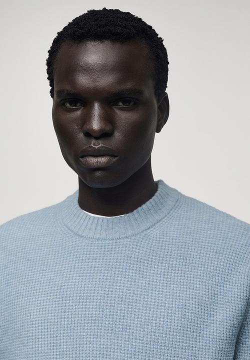 MANGO - Sweater park - light/pastel blue