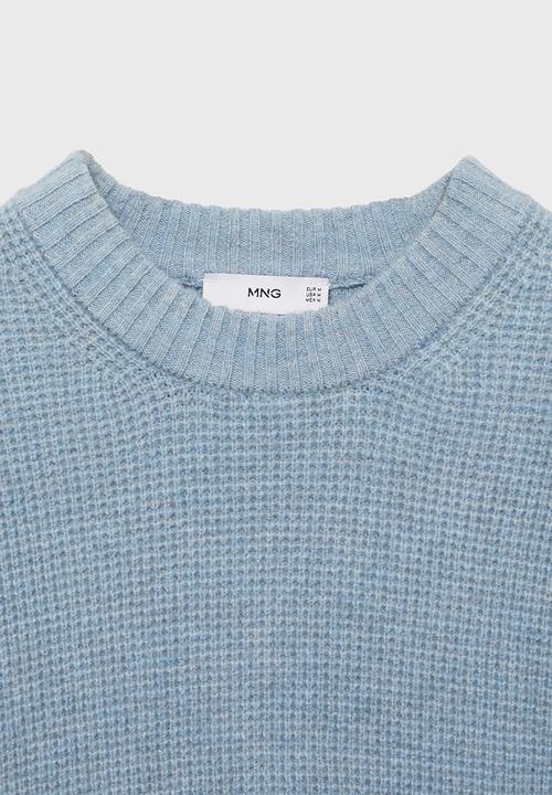 MANGO - Sweater park - light/pastel blue