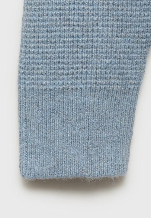 MANGO - Sweater park - light/pastel blue
