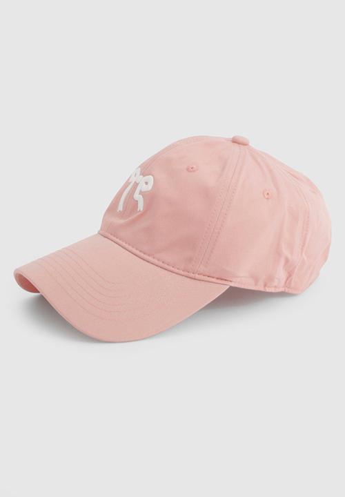 boohoo - Bow embroidered cap - pink