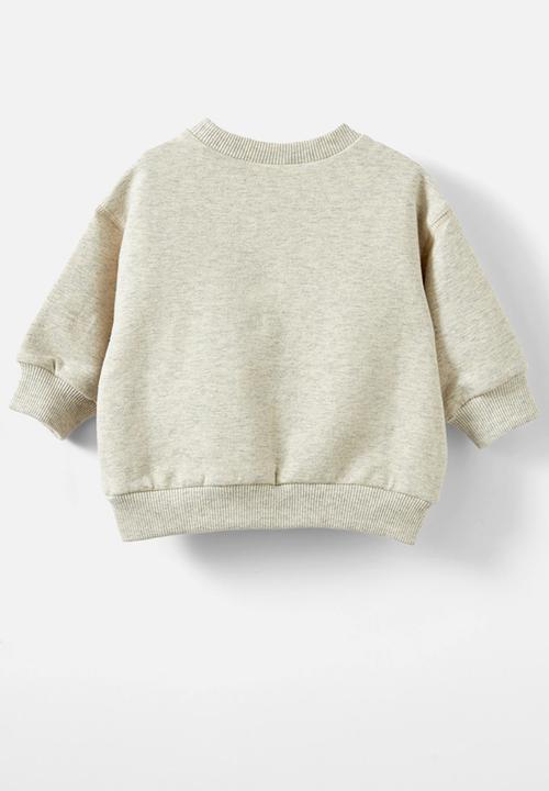 Cotton On - Alma drop shoulder sweater - oatmeal marle/loved