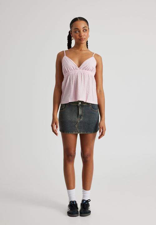 Factorie - Stretch Denim Skirt - Workshop Blue