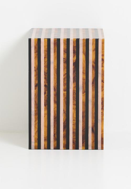 Sixth Floor - Antiqua resin side table - multi