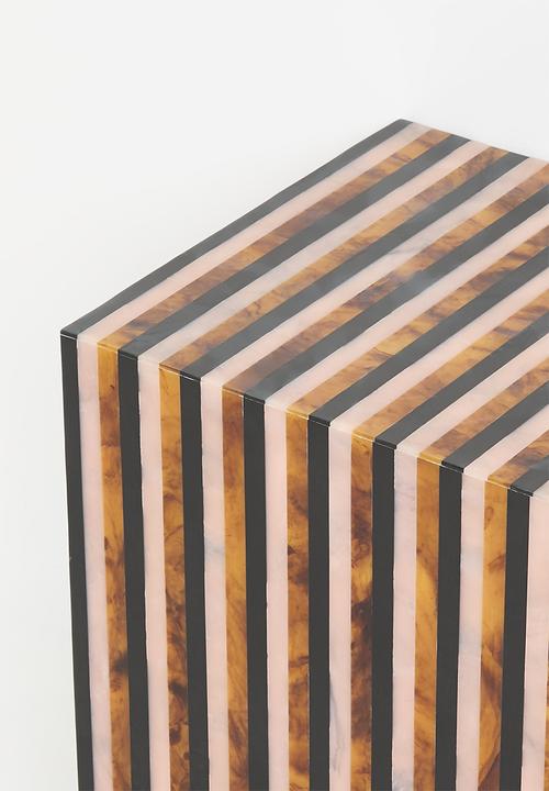 Sixth Floor - Antiqua resin side table - multi