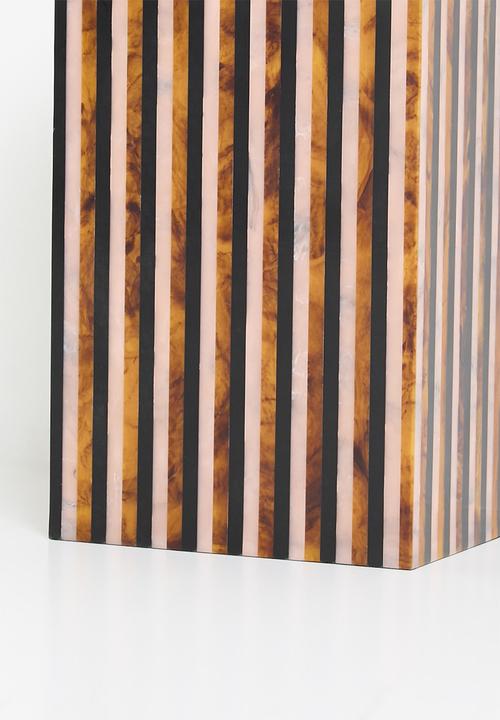 Sixth Floor - Antiqua resin side table - multi