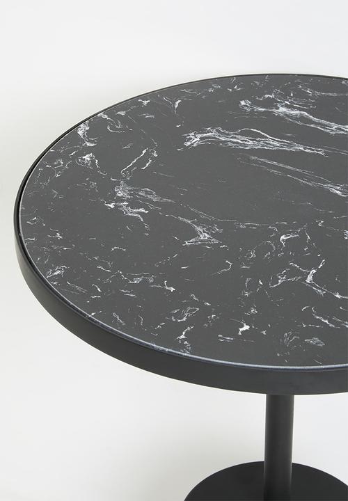 Sixth Floor - Lucca side table-Black