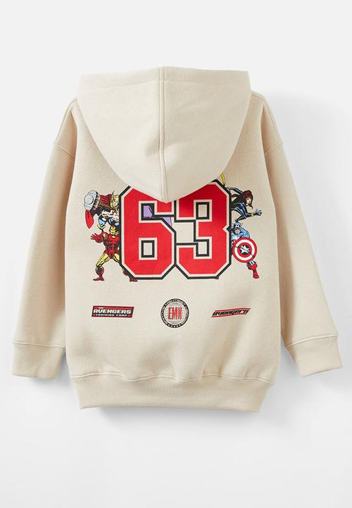 Cotton On - Avengers emerson hoodie - grey