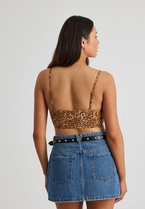 Factorie - Lucy Crop Cami - Original Leopard
