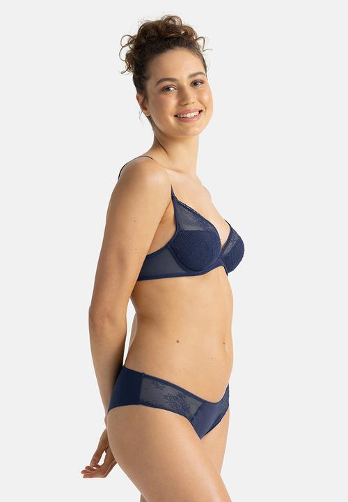DORINA - Plus Talia plunge - blue