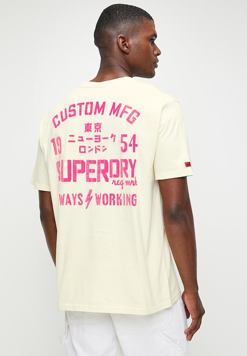 Superdry. - Lo-fi punk graphic loose tee - Urban Cream