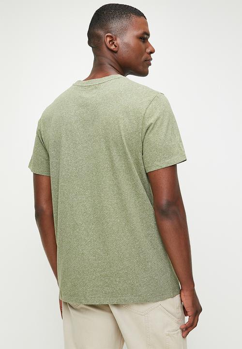 Superdry. - Copper label workwear T-shirt - Hushed Olive Grit