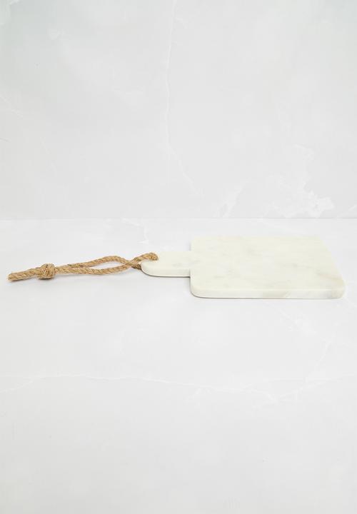 Sixth Floor - Riri marble spoon rest - white