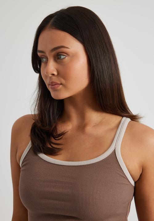 Factorie - Longline Tank - Rich Choc/Mushroom