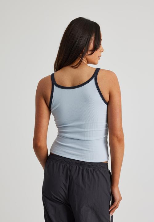 Factorie - Longline Tank - Cloud Blue/Navy