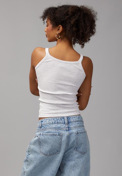 Factorie - Longline Tank - Silver Marle
