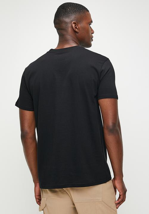 Billabong  - Walled Word Short Sleeve Tee  -  Black