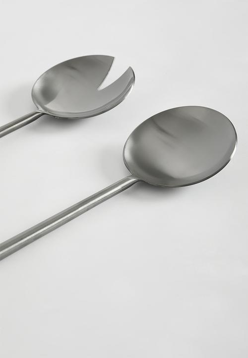 Sixth Floor - Noir serving spoon set of 2 - Black