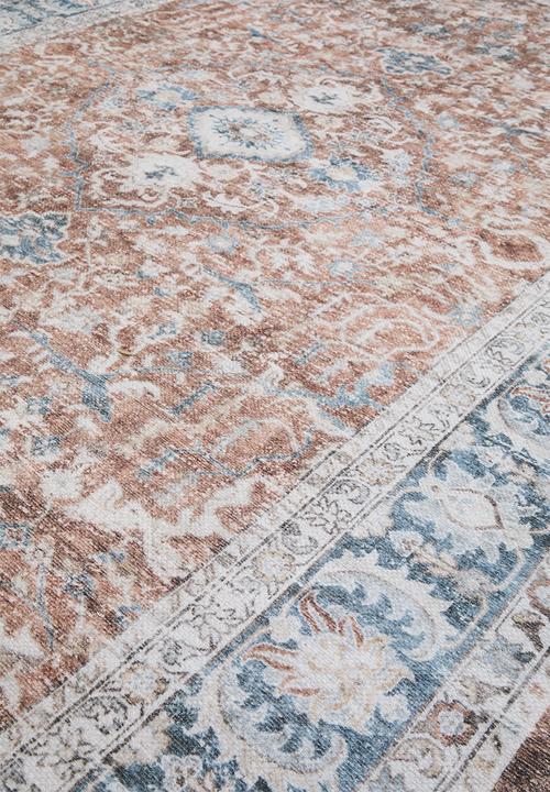 Fotakis - Eve Plush Woven Rug - Antique Rust & Blue