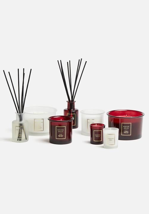 H&M - Small scented candle - white christmas tree