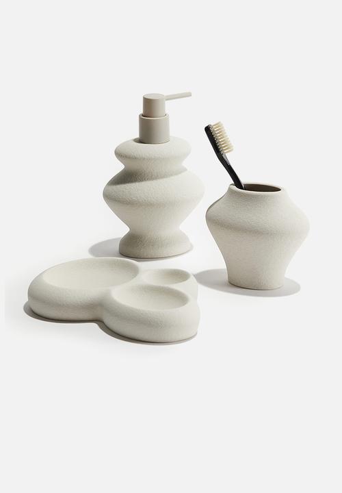 H&M - Stoneware soap dispenser - white