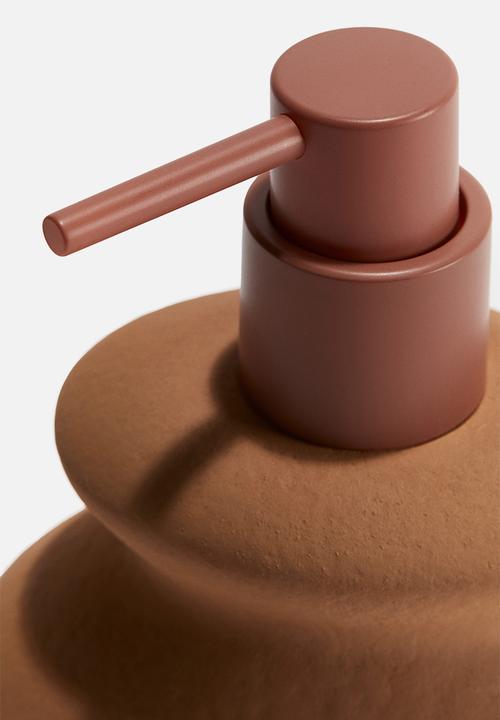 H&M - Stoneware soap dispenser - brown