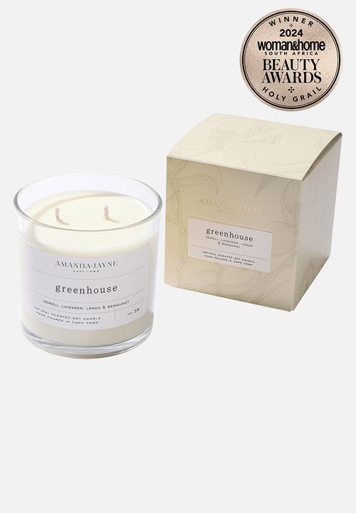 Amanda Jayne - Greenhouse Double Wick Soy Candle - natural