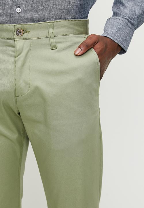 POLO - Milan Essential Straight Leg Chino  - Sage