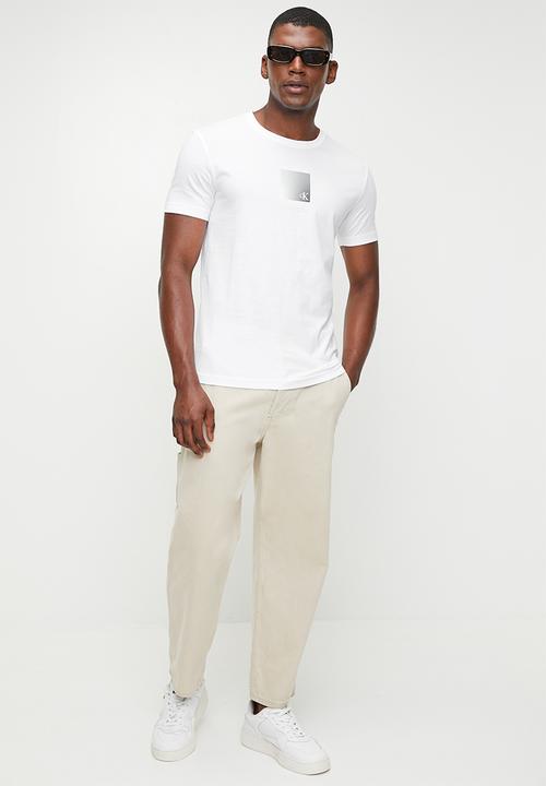 Calvin Klein - Metallic box tee - Bright White