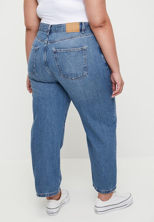 Cotton On - Plus straight crop jean - pure blue