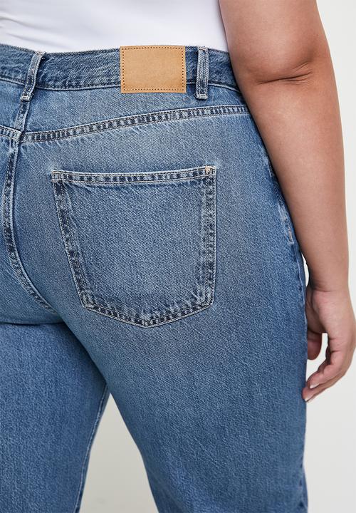 Cotton On - Plus straight crop jean - pure blue