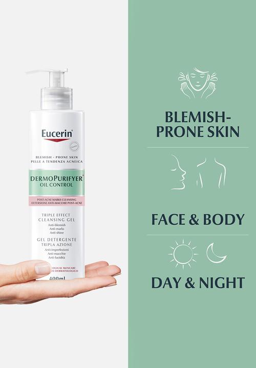 Eucerin - DermoPurifyer Clensing Gel, with Salicylic Acid & AHA/BHA/PHA Complex