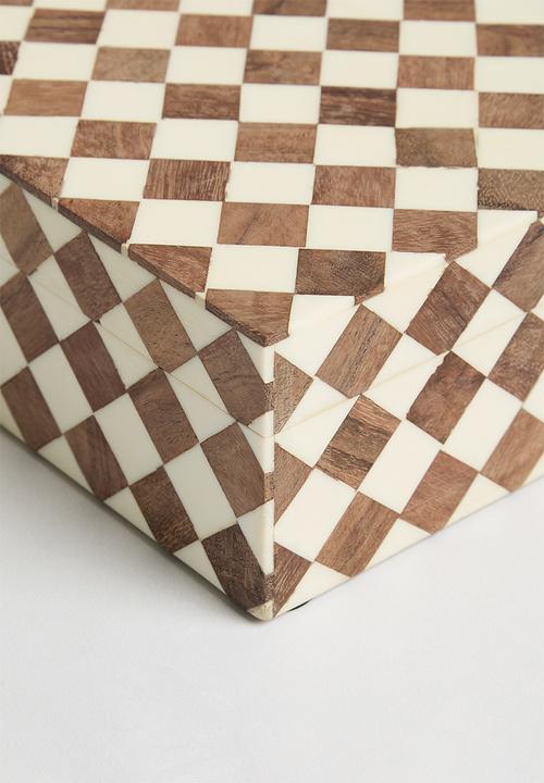 Sixth Floor - Inlay Trinket Box - Natural