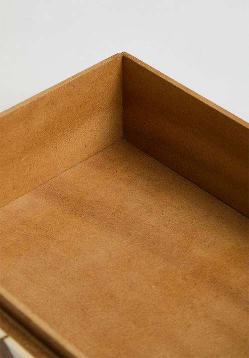 Sixth Floor - Inlay Trinket Box - Natural