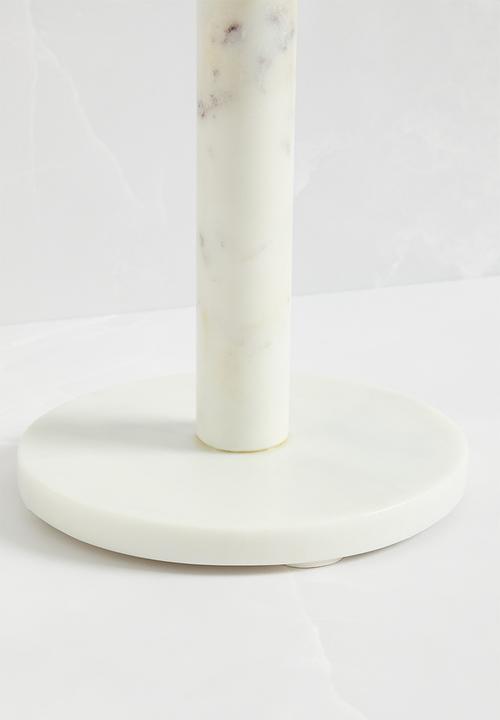 Sixth Floor - Rolo marble paper towel - white