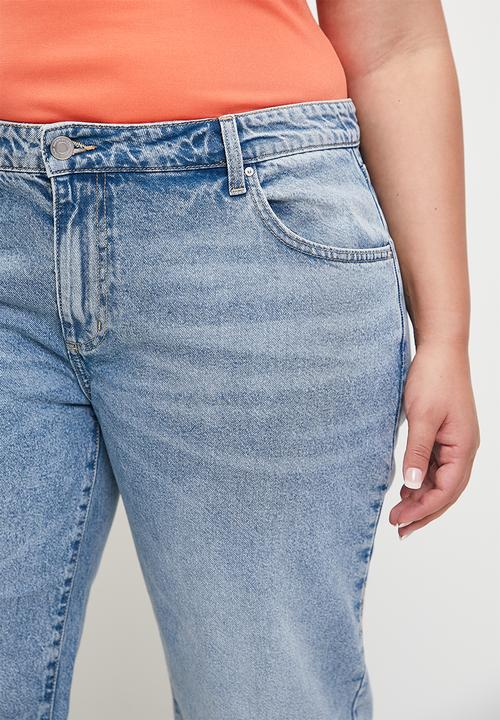 Cotton On - Plus Low Rise Straight Jean - Bells Blue