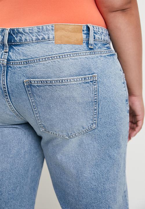 Cotton On - Plus Low Rise Straight Jean - Bells Blue