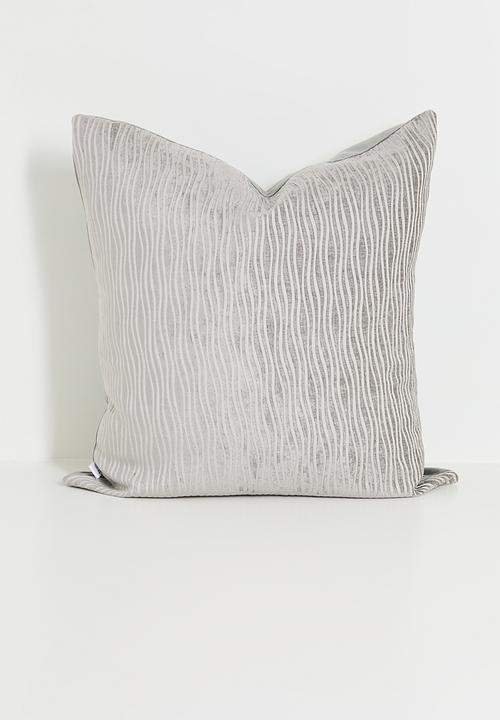 Ebby velvet cushion cover - Grey