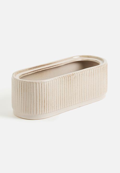 H&M - Stoneware herb storage box - Beige