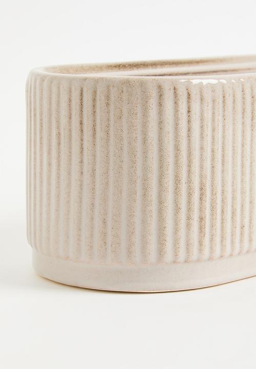 H&M - Stoneware herb storage box - Beige