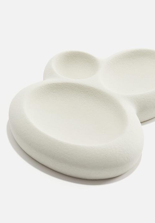 H&M - Stoneware dish - white