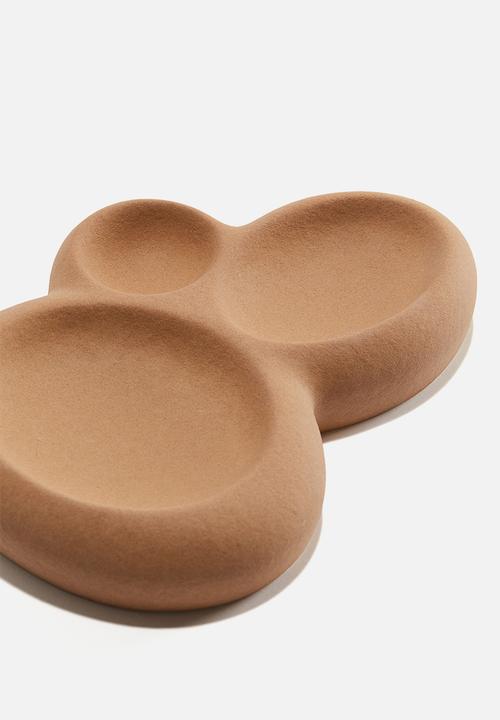 H&M - Stoneware dish - brown