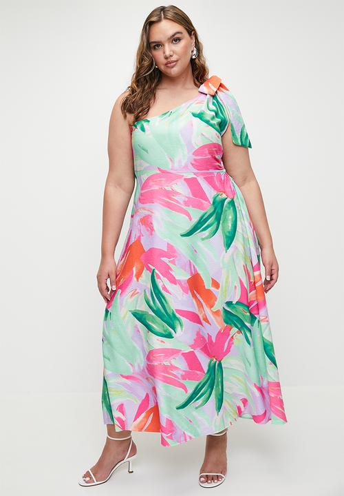 open lace back dress Bon Rosy Women's 3/4 Sleeve V-Neck Floral Printed Maxi Wrap Dress Baby Pink  XL at Amazon Women's Clothing store