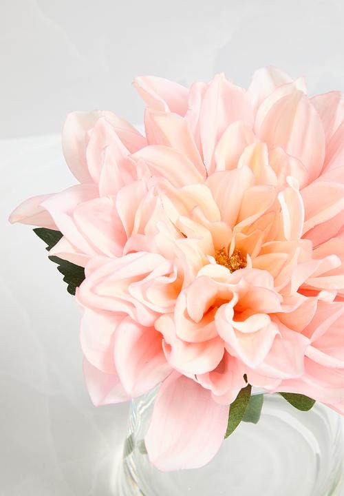 Silk By Design - Dahlia mini vase - pink