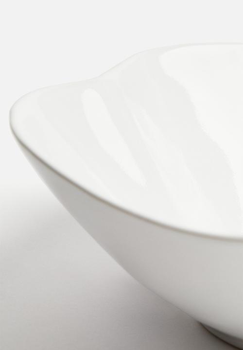 H&M - Large stoneware serving bowl - white