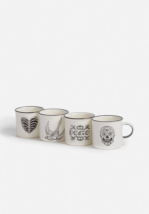Sugar & Vice - Espresso cup set of 4